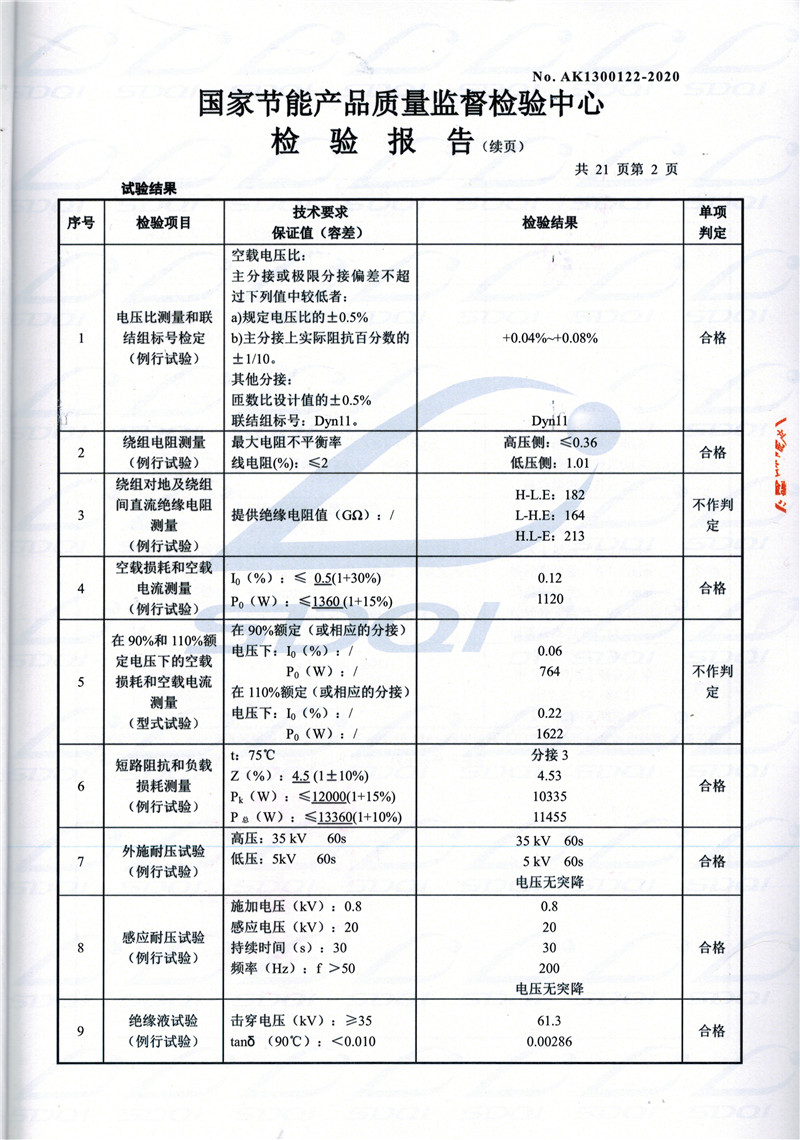 高低压试验报告-S11-1250榆中榆中榆中油浸式变压器-2.jpg